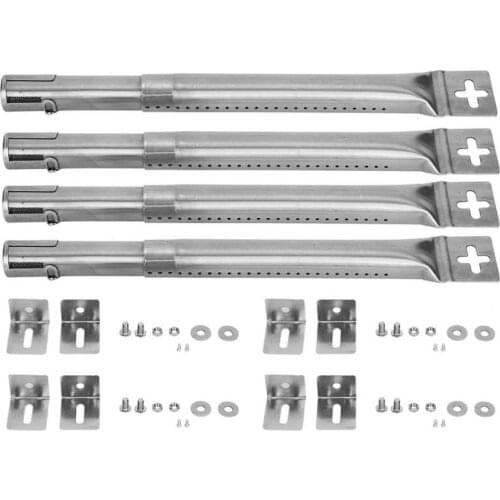 4pcs Universal Stainless Steel Pipe Tube Burners Barbecue Pipe Tool BBQ Gas Grill Parts Replacement