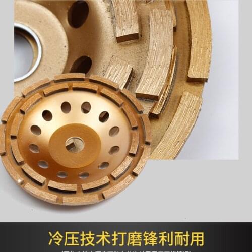 Diamond saw for concrete cement and concrete road Diamond bowl grinding piece 180mm corrugated grinding wheel grinding wheel