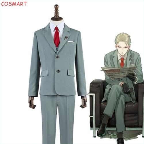 Anime SPY FAMILY Loid Forger Western Country Spy Uniform Suit Cosplay Costume Halloween Party Outfit For Women Men New 2021