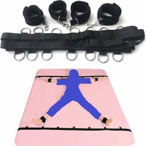 BDSM Sex Toys For Couples Adult Games Sex Products Erotic Bondage Bed Games Sex Tools Women Handcuffs Ankle Cuff Restraints