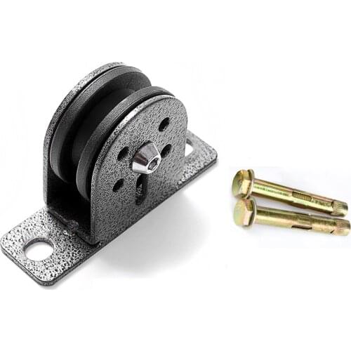 Soundless High-Strength Fixed Pulley Block Fitness Build DIY Single Wheel Pulley