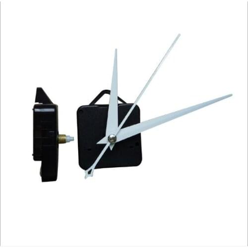 Good Sale Clock Mechanism with Quartz Wall Clock Movement Watch Mechanism DIY Repair Tool Parts Kit white Hands with metal hook