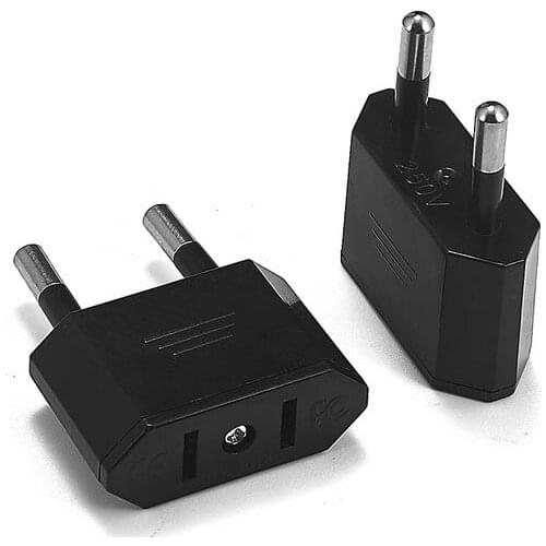 1 pcs EU Travel Power Adapter American China US To EU Euro European Type C Plug electric Adapter AC Electrical Socket Outlet A3