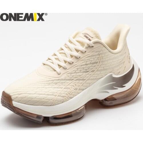 ONEMIX 2021 Women Outdoor Running Shoes Cushion Sneaker Original Zapatos Elastic Women Jogging Shoes Trainers Sport Shoes Men