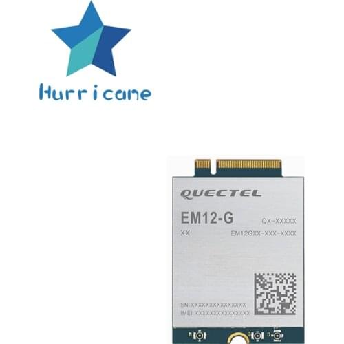 Quectel EM12-G Cat-12 LTE-A Pro module 600Mbps downlink and 150Mbps uplink peak data rates
