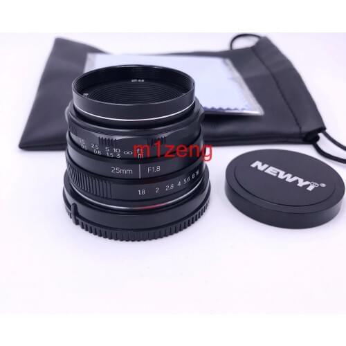 APS 25mm F1.8 Movie Manual Focus Lens for Sony e mount a6500 fuji xe3 xh1 xa7 panasonic m4/3 canon eosm nikon z camera
