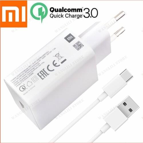 Original xiaomi redmi note 9S Charger qc 3.0 quick Fast charge usb EU adapter for mi 9 se cc9 mix 2s 3 max redmi note 7 8 9 pro