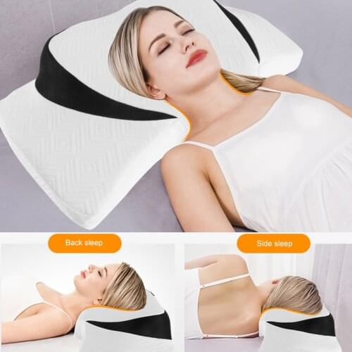Premium Memory Foam Bedding Pillow Relax Cervical Orthopedic Sleeping Pillows Neck Health Protection Slow Rebound Ergonomic