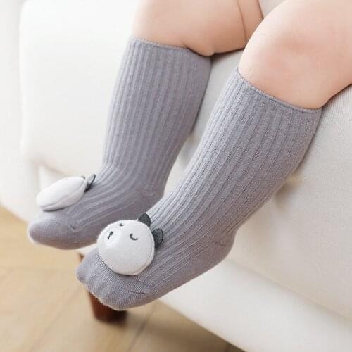 Autumn Winter Soft Cotton Baby Girls Socks Newborn Cartoon Animal Baby Socks Infant Baby Boy Socks Anti Slip Floor Sock Spring