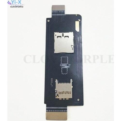 1PCS SIM Card Reader Holder Connector For Asus Zenfone Zoom ZX551ML Sim Slot Flex Cable Replacement Parts