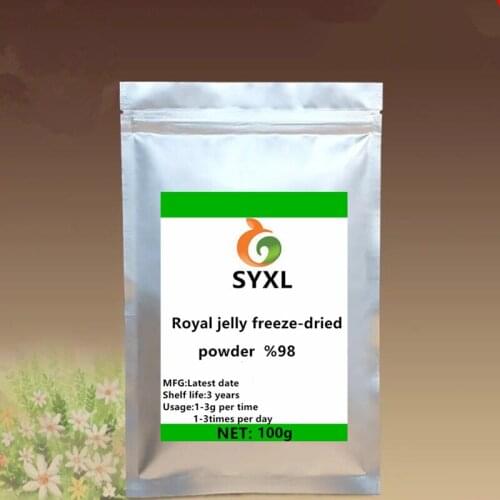 100g-1000g Royal jelly lyophilized powder 99% Good quality. Free Delivery