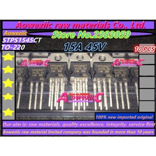 100% new imported original STPS1545CT STPS3045CT STTH8S06D STTH15L06D STP80NF10 P80NF10 TO-220 STP4NC60FP P4NC60FP TO-220F
