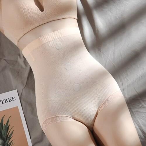 2 PCS Waist Trainer Seamless Shaper Lingerie Women High Waist Sexy Slimming Panty Tummy Control Shapewear Underwear Body Shapers