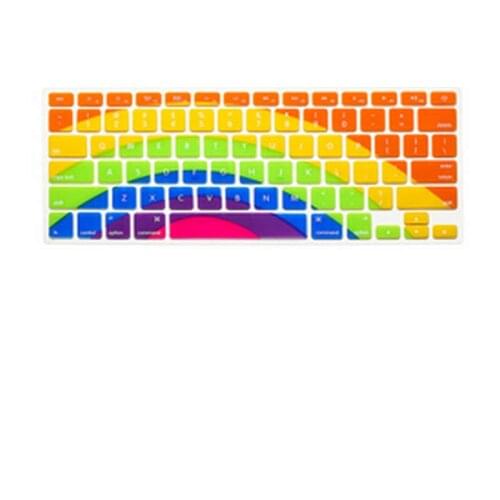 2016 Sunflower Rainbow Colors Keyboard US Cover Silicone Skin For MacBook AIR Pro 13" 15" 17" Retina for iMac & MacBook Air 13"