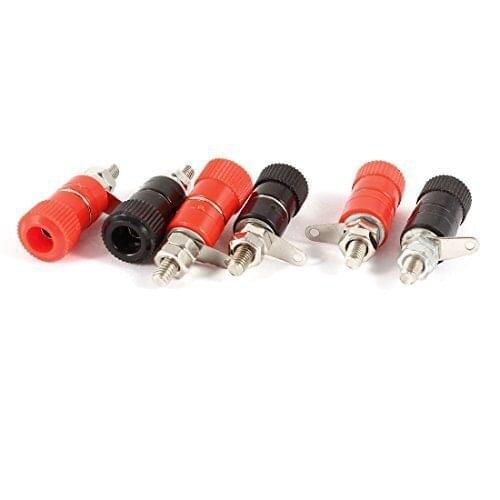 4mm Banana Socket Kit Terminal Banana Binding Post Connector Jack Compatible for audio