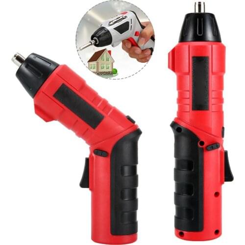 300mAh EU Plug DC4.8V Rotary Handle Mini Cordless Electric Screwdriver Drill Bit Power Tool Set Electric Screwdriver