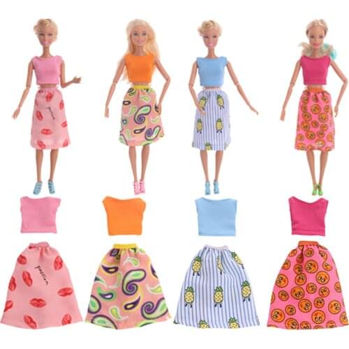 14 Set Beautiful Dress Doll Accessories For Barbies Doll Clothes Accessories Girls Gift Toy
