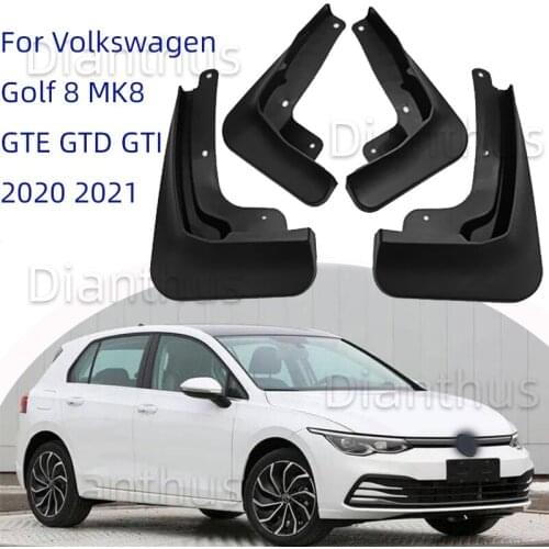 For Volkswagen VW Golf 8 MK8 GTE GTD GTI 2020 2021 Car Mudguard Anti-splash Anti-Fouling Front Rear Fender Accessories