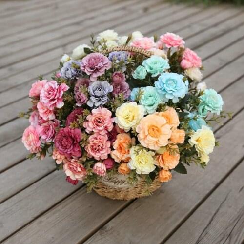 Simulation Flower Azalea/Cherry Blossom/Rose Photography Props Home Desktop Door Wall Garden Wedding Festival Hot Decoration