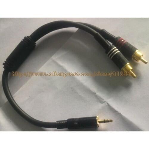 KL High Quality 1.5M/5ft Stereo AUX Audio Cable extension 1/8'' Jack DC 3.5mm male to 2 RCA male-MA004-1