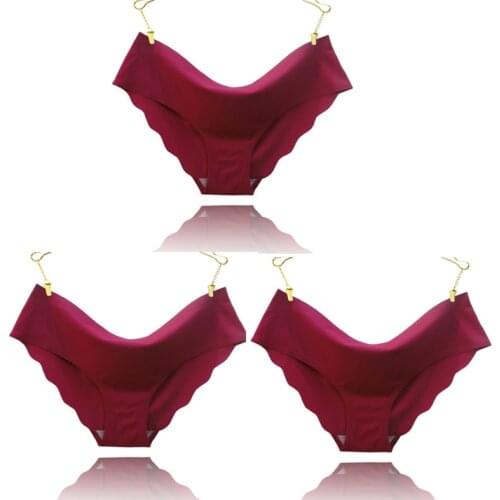 Hot sale Original New Ultra-thin Women Seamless Traceless 2019 New Underwear Women Panties 3pcs/lot Briefs mi