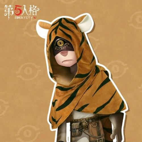 Game Identity V Cloak Eli Clark Longing Tiger Anime Cosplay Cute Cape Hooded Coat Mantle Unisex Outwear Comic Con Costume Cool