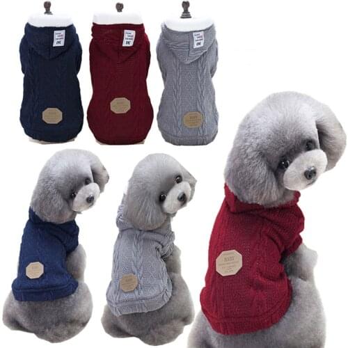 Autumn Winter Pet Dog Clothes For Dogs Thicken Warm Puppy Dog Coat Jacket Soft Fleece Chihuahua French Bulldog Clothing Outfits