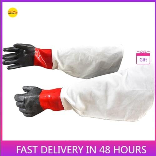 Sandblasting Gloves For Sand Blast Machine Length 62CM