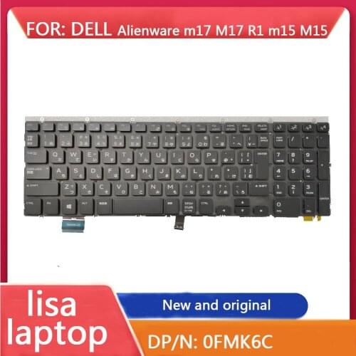 Lt is Suitable For Dell Alien Alienware M17 M17 R1 M15 M15 Japanese Keyboard 0FMK6C