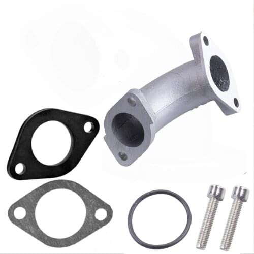 26mm Carburetor Manifold Intake Inlet Pipe Gasket Engine Bending 56-2 For Lifan YX Pit Dirt Bike 110cc 125cc 140cc Motor Parts