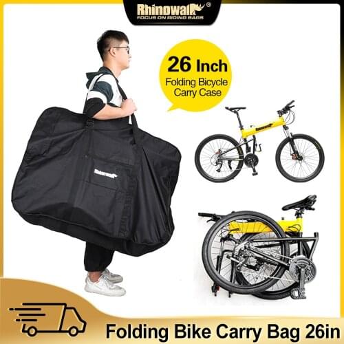Rhinowalk 26 Inch Folding Bicycle Carry Bag Portable Cycling Bike Transport Case Travel Bycicle Accessories Bike Box