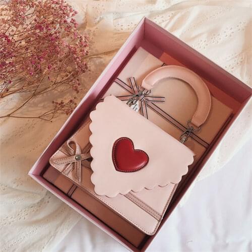 Super fire fairy small bag 2021 new wild peach heart fashion one-shoulder portable messenger bag