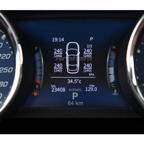 Smart Car Tpms Tyre Pressure Monitoring System Digital Lcddash Board Display Security Alarm For Volkswagen For Vw Cc Golf Passat