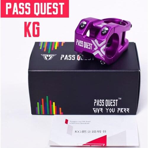 PASS QUEST MTB Cycling Stem Mountain Bicycle Handlebar Stems Aluminum Bike Parts 31.8*40MM For AM DH ENDURO FR DJ