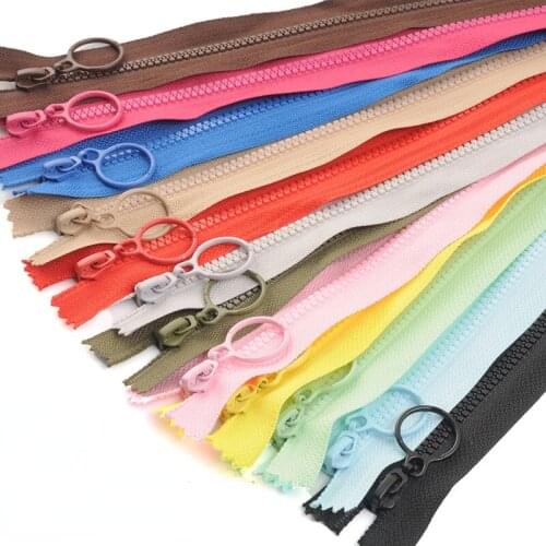 No. 3 Resin Closed Zipper 9.8 Inch 25cm Pants Zipper Clothes And Bag Decoration Accessories 2PCS