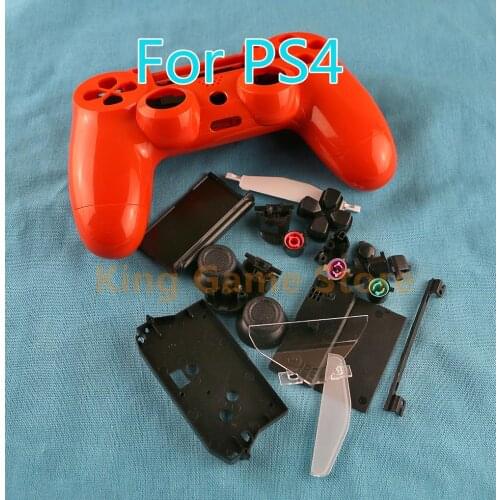 1set/lot Housing Shell Case With Button Sets For Sony Playstation 4 Controller Cover Case Game Controller Accessories