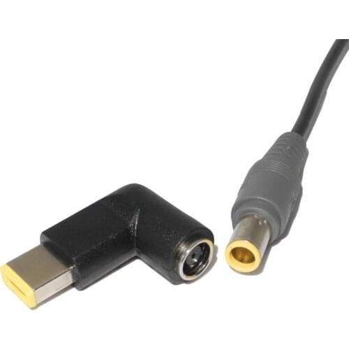 1Pc Laptop Dc Power Adapter Plug Converter 7.9x5.5mm Female to Square Jack Connector