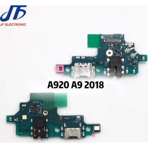 10pcs NEW USB Charger Dock Port Connector Board For Samsung A9 2018 A920 A920F SM-A920F USB Charging Port Flex Cable
