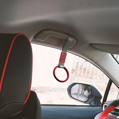 24.5* 10Cm /9.65*3.94Inch Handle Strap Charm Drift Ring Bus Tsurikawa For Round Subway Accessories Jdm Auto Train Y0L2