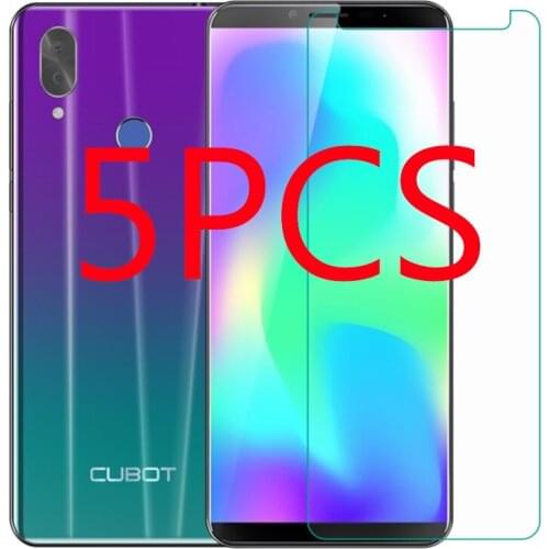 5PCS FOR Cubot X19 Tempered Glass HD Clear Safety Protective on X19 S X19S 5.93" Screen Protector Glass Film Cover Guard Saver
