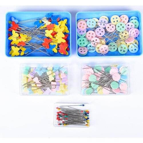 50PCS Sewing Pins Dressmaking Accessories Embroidery Patchwork Sewing Marker Needle DIY Sewing Patchwork Pins Arts Crafts
