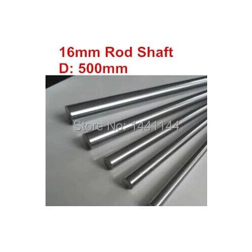 Free shipping 2pcs dia 16mm - 500mm chrome plated Cylinder Linear Rail Round Rod Shaft Linear Motion Shaft for CNC XYZ