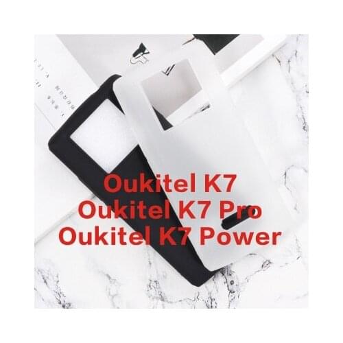 For Oukitel K7 Pro Case Silicon Cover Soft TPU Matte Black Phone Protector Shell For Oukitel K7 Power Capa Coque Back Cover Case