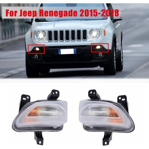For Jeep Renegade 2015-2018 LED Headlight Fog Lights DRL for Jeep Renegade 2015-2018 Fog Lights Driving Light OEM Original Lamp