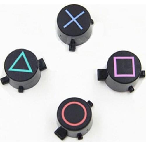 4 Repair Part Replacement Circle Square Triangle ABXY X Button for Sony Playstation Dualshock 4 3 DS4 PS4 PS3 Gamepad Controller