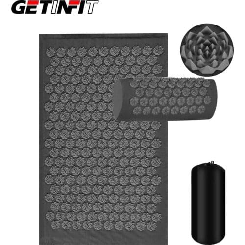 Lotus Acupressure Mat Massage Cushion Acupuncture Mat Relieve Stress Back Body Pain Spike Acupressure Massager Mat Stress Relief