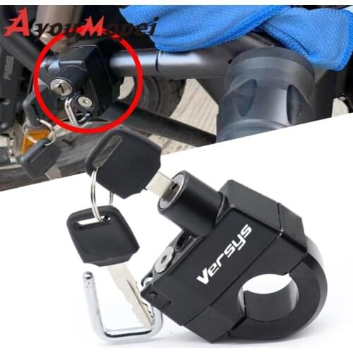 Motorcycle Accessories Anti-theft Helmet Lock Security For Kawasaki Versys650 VERSYS 650 2010-2021 2012 2017 2019 2020 2021