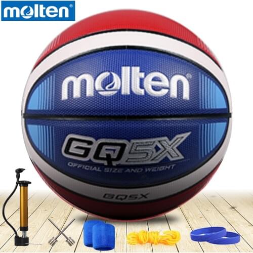 Original molten basketball ball GQ5XNEW Brand High Quality Genuine Molten PU Material Official Size6/5 Basketball