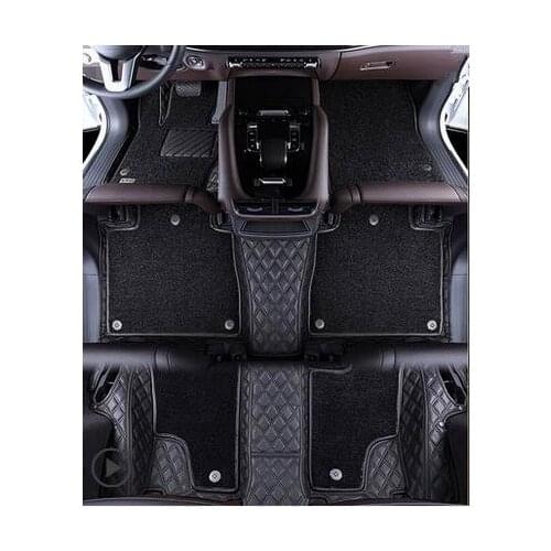 Custom special car floor mats for Mercedes Benz GLS 350 400d 450 580 X167 2020 6 7 seats waterproof double layers car carpets