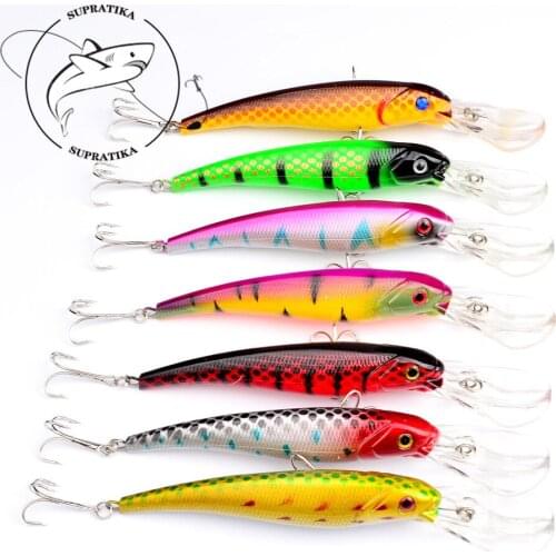 1Pcs Lifelike Crankbait Minnow Fishing Lure 16.5cm/28g Wobblers Sea Fishing Tackle 4# Hooks Artificial Beach Trailer Baits